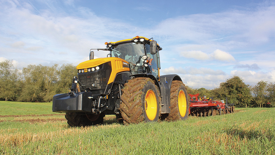 Yüksek kaliteli ayarlama fil JCB Fastrac 8310 8.4 V6 281hp