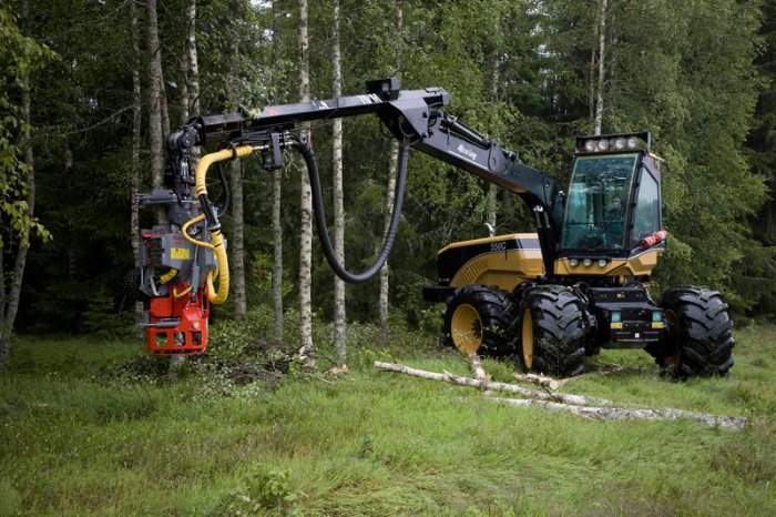 高品質チューニングファイル Eco Log Harvester 550C 6.4 258hp